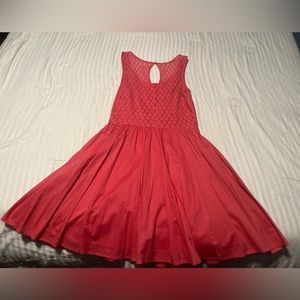 LC Lauren Conrad, coral color, woman’s dress